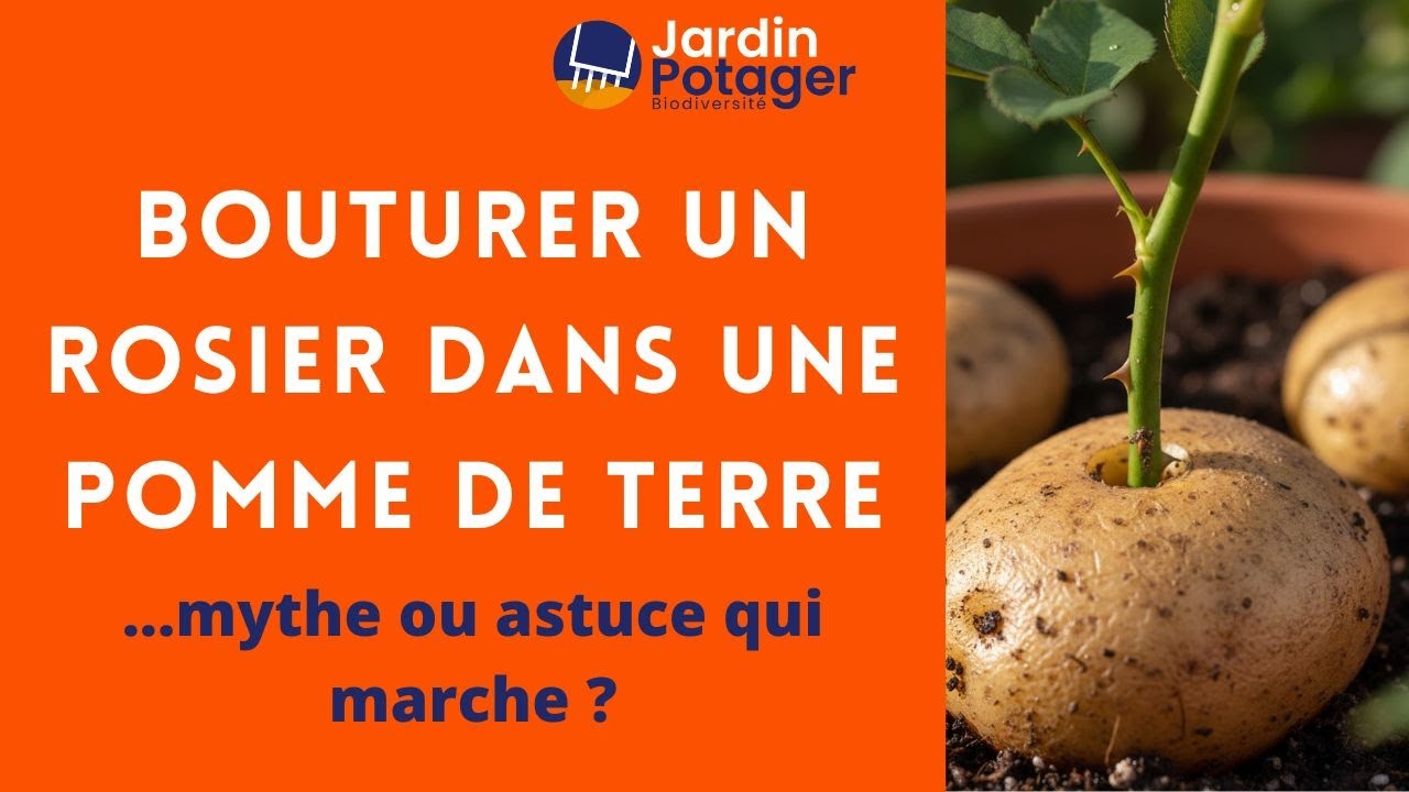 Bouturer un rosier dans une pomme de terre 🌹 Mythe ou astuce qui marche ?