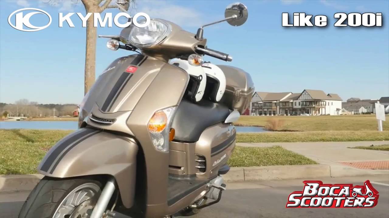2016 KYMCO LIKE 200i RETRO SCOOTER (Overview & Specs) by Boca Scooters