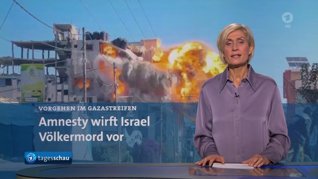 ARD🔸Amnesty International wirft Israel Völkermord vor