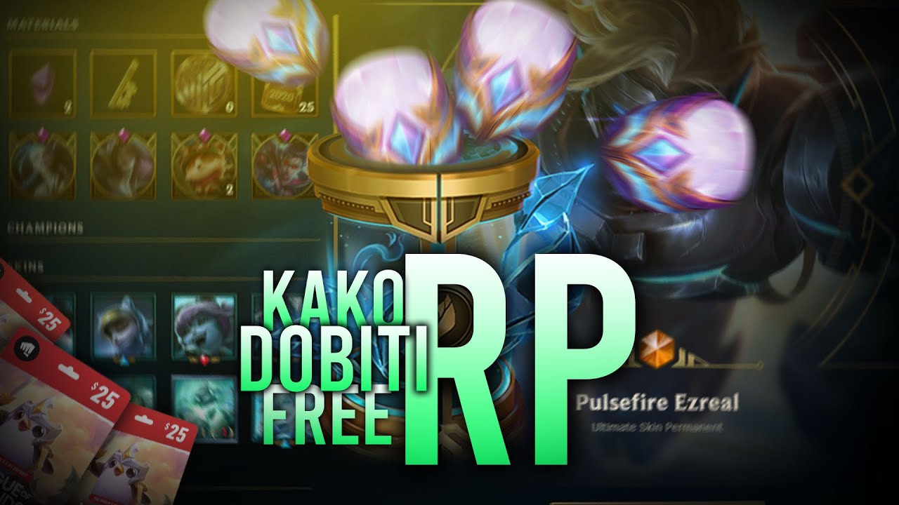 KAKO DOBITI FREE RP?! - League of Legends
