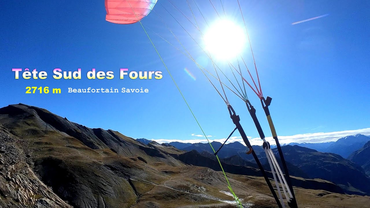 🐎 Vol rando Tête Sud des Fours 2716 m Beaufortain Savoie