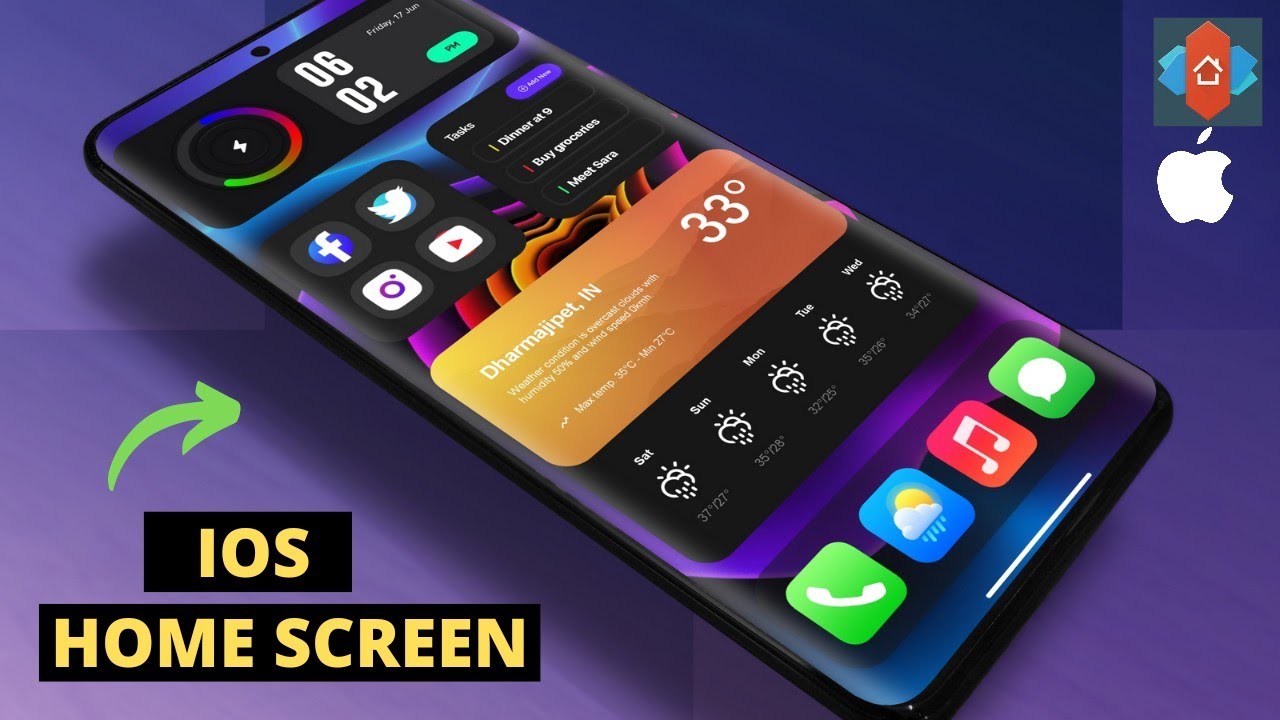 Best ios home screen setup by nova launcher | Nova launcher prime customisation