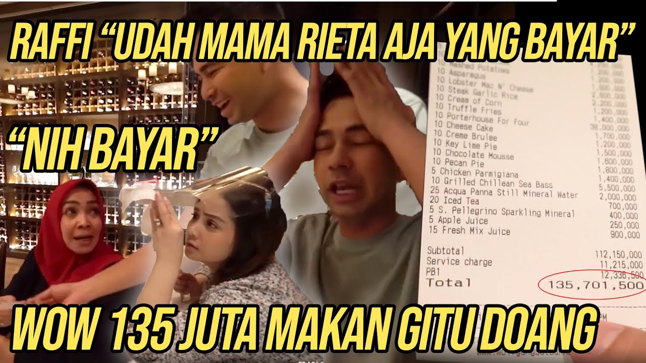 MAMA RIETA DITEMBAK BAYARIN MAKAN SE-KOMPLEK ANDARA. GA ADA KAGET-KAGETNYA DIA SAMA HARGANYA
