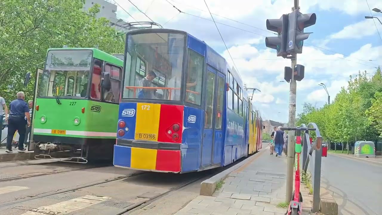 Diverse tramvaie prin București | 1 iunie 2025