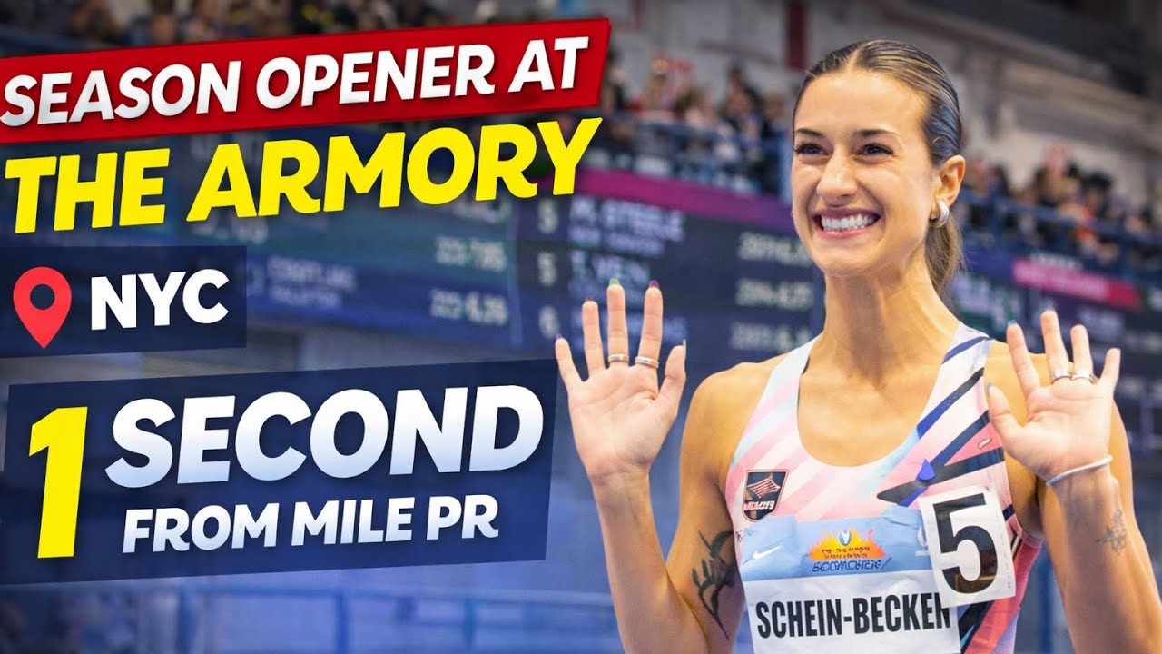 1 Second From My Mile PR | Season Opener at The Armory