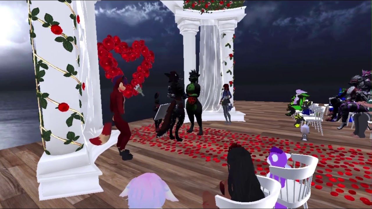Real Furry Wedding in VRChat!