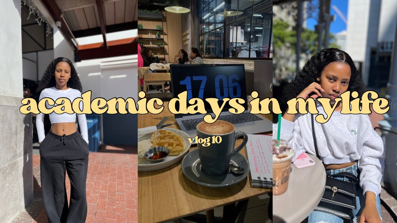 Academic Days in my life | Starbucks Date | Study sessions | Birthday Celebration etc | SA YOUTUBER 