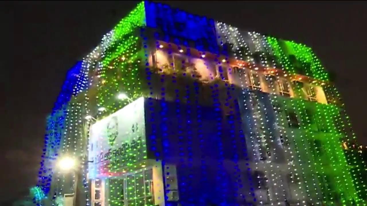 YSRCP Central office - Tadepalli is getting ready for party formation day celebrations || Visuals