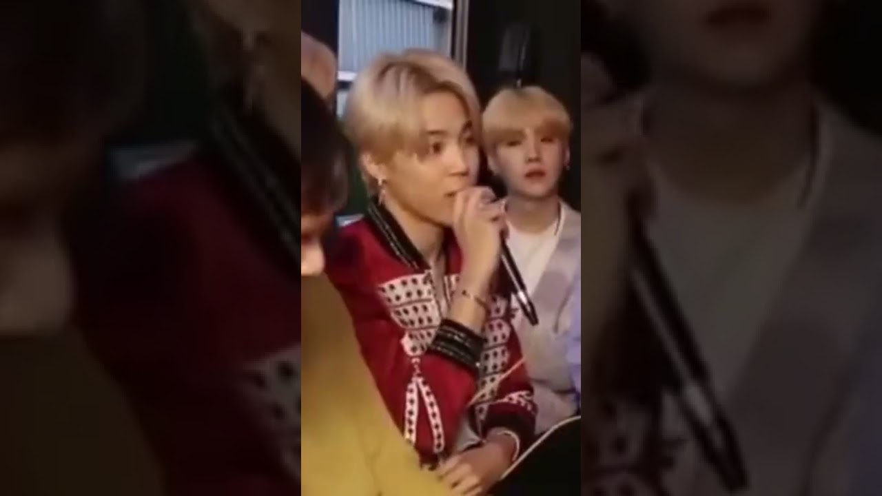 Jimin singing Korean national anthem #jimin #bts