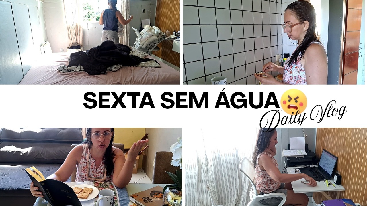 Fiquei sem água plena sexta feira #dailyvlog #dailyvlog #donadecasa #donadecasablogueira #diaadia