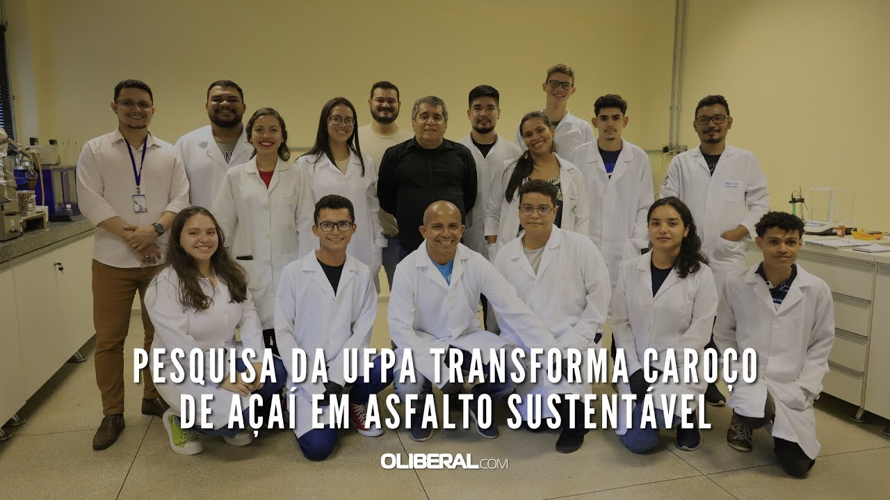 Pesquisa da UFPA transforma caroço de açaí em asfalto sustentável