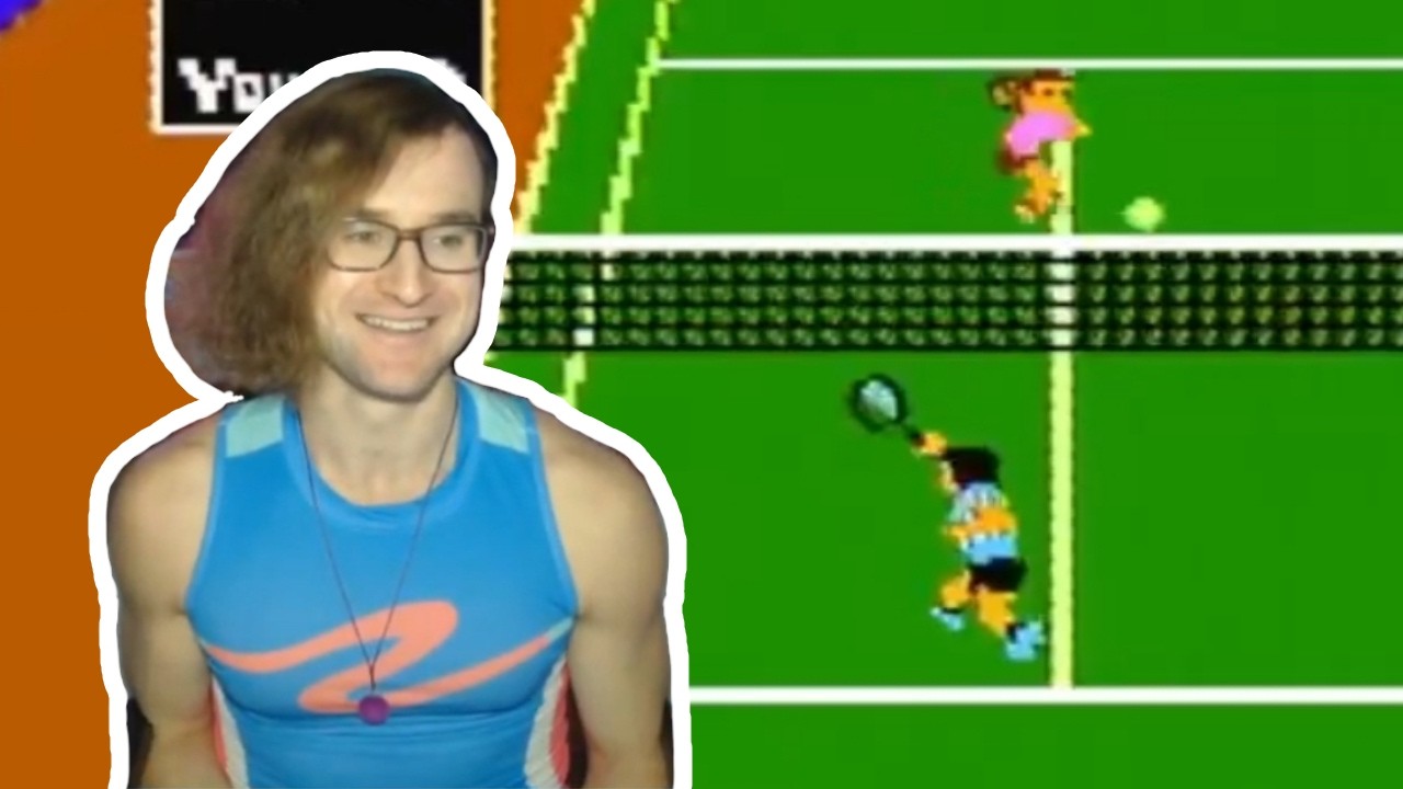 Tennis (NES): Level 2 in 9:07
