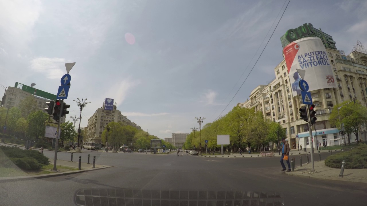 Driving in Bucharest 4K