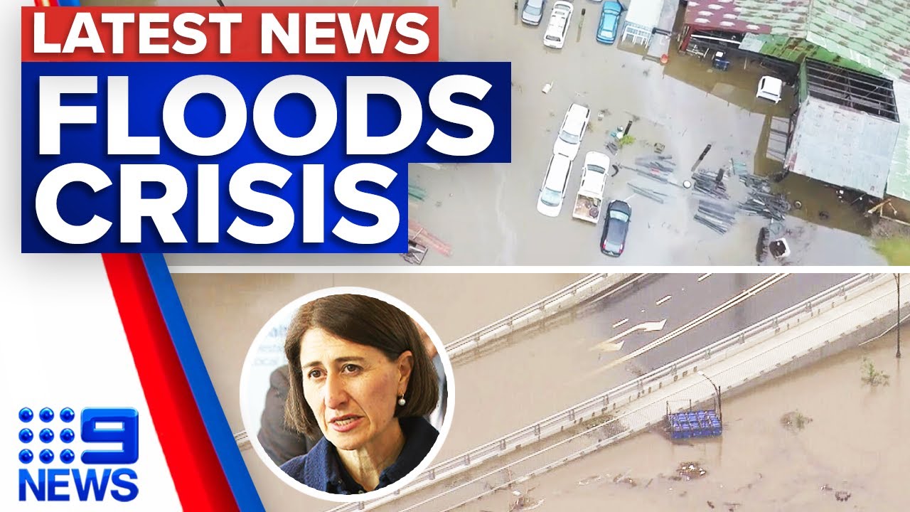 Hawkesbury River towns ‘on edge’ as flood waters rise | 9 News Australia