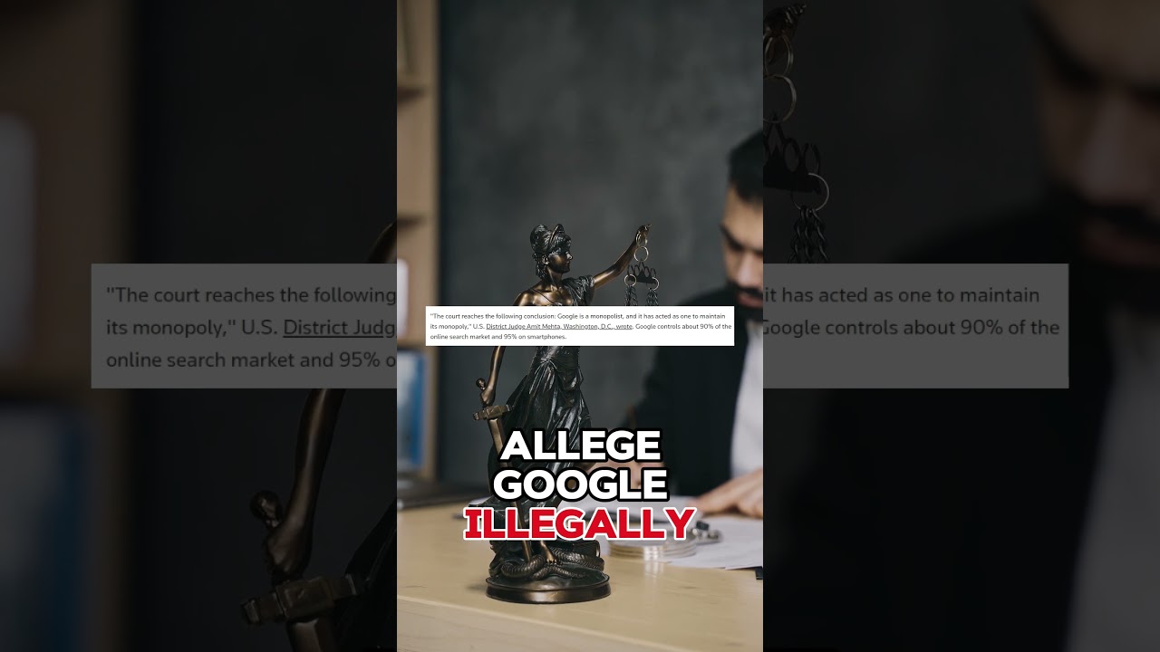 DOJ vs. Google: The Biggest Tech Lawsuit in History? 🚨 #google #chrome #lawsuit