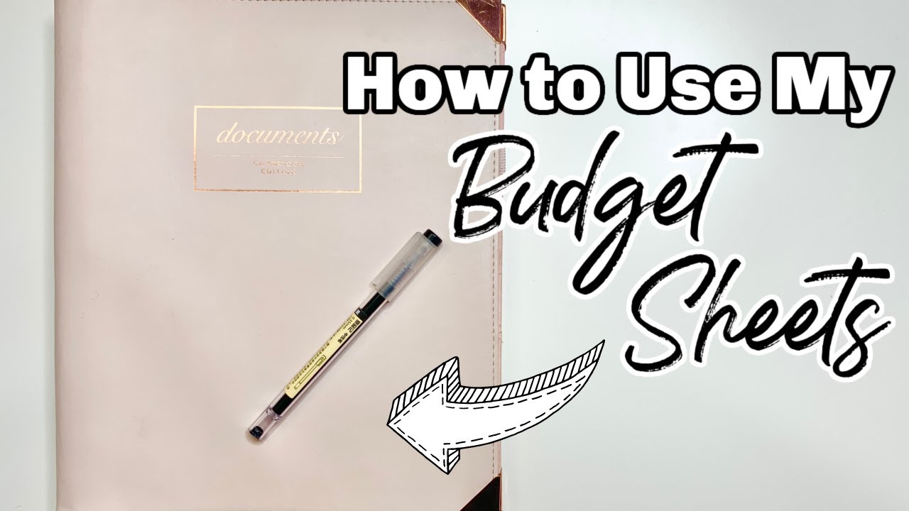How To Use My Budget Sheets | Budget for Beginners | Cash Envelope System | MONETS MONEY