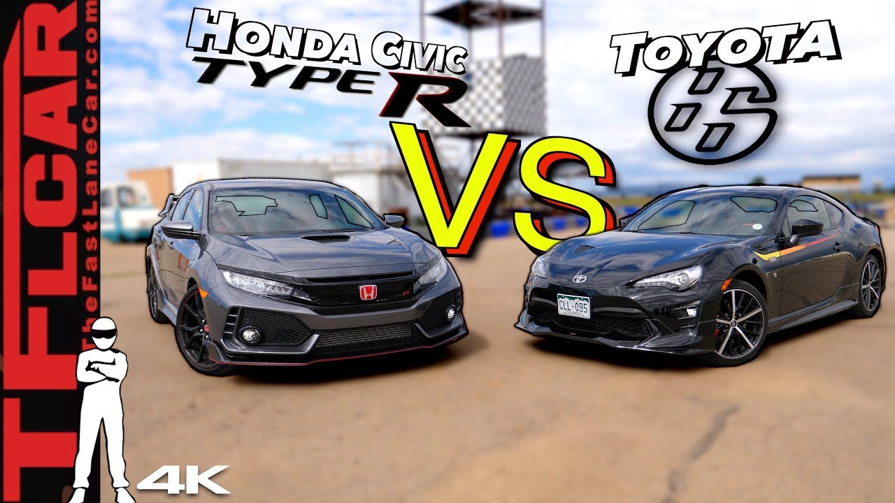 Not Even Close! Honda Civic Type R vs Toyota 86 TRD Drag Race and Track Battle | Hot or Not