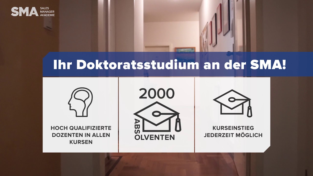 SMA Doktoratsstudium: Flexibel, individuell, praxisnah