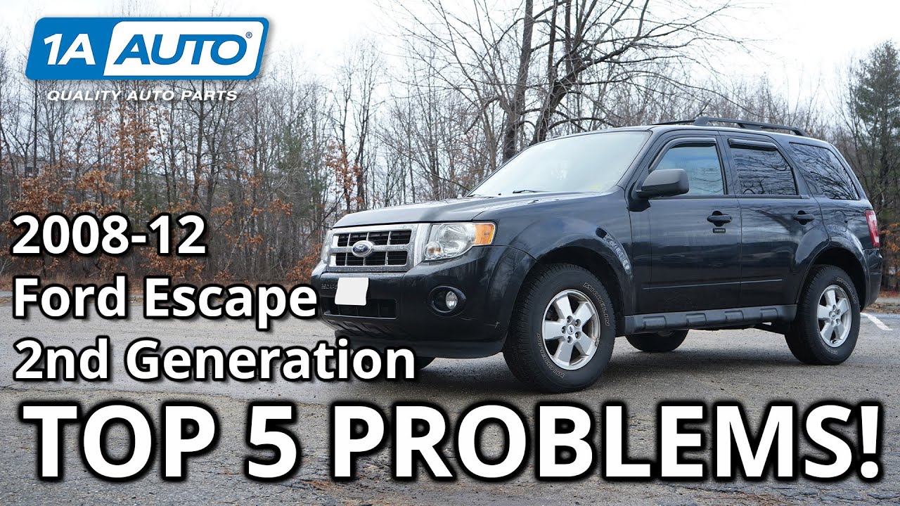 5 главных проблем внедорожника Ford Escape 2008-2012 2-го поколения