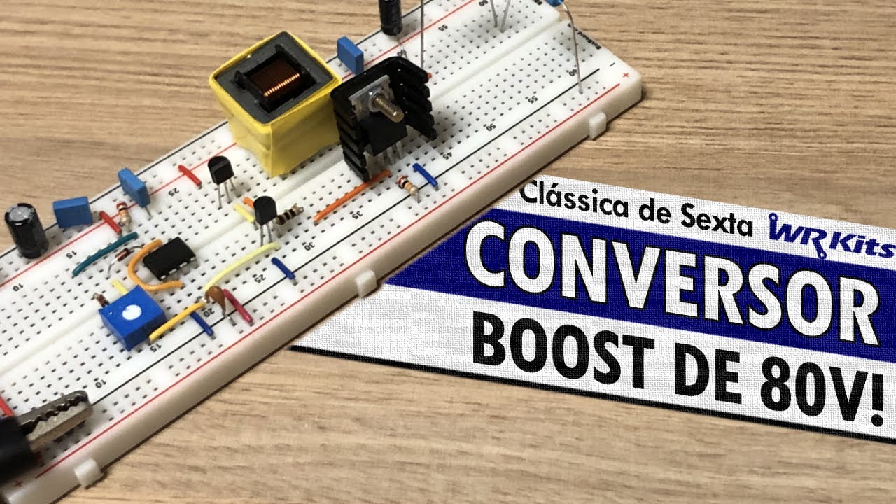 CONVERSOR BOOST DE 15V PARA 80V (APRENDA A PROJETAR!)