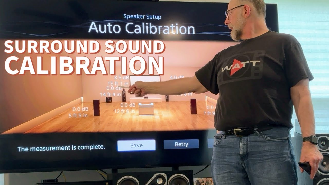 Калибровка объемного звука 5.1.2 Dolby Atmos Upfiring Height для ресивера Sony ZA1100ES с автомат...