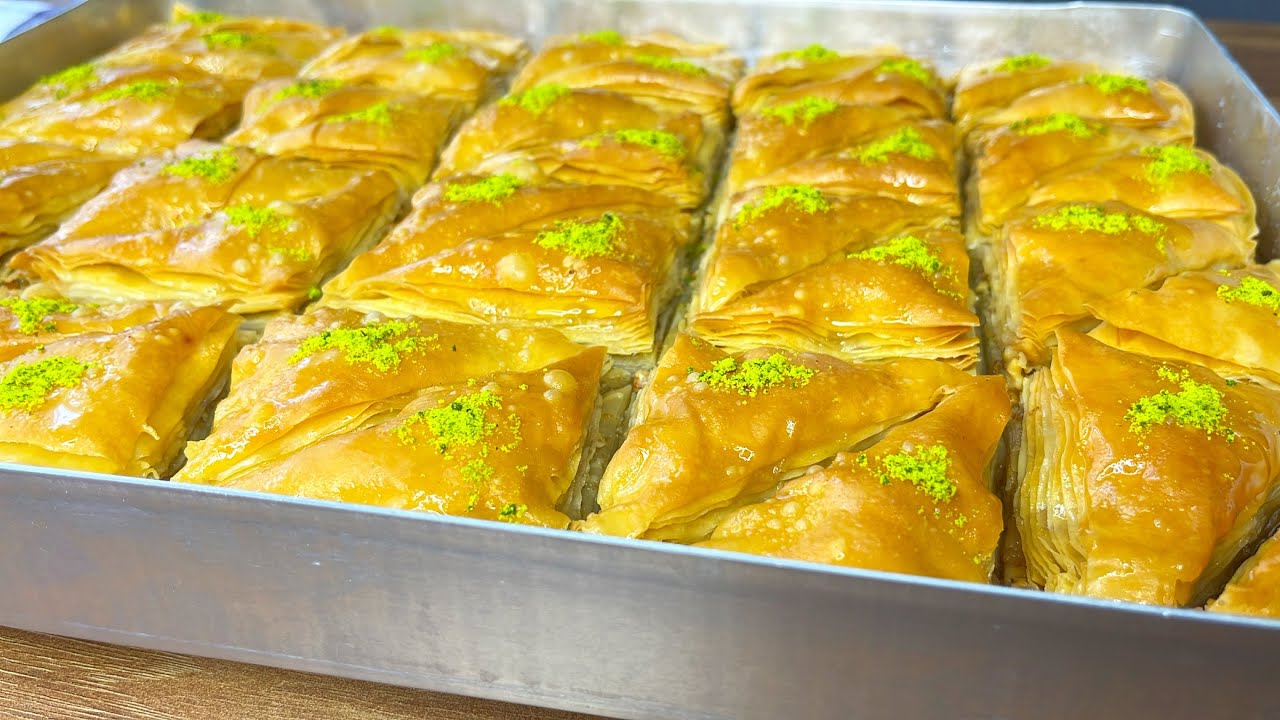 GÜNDE 20 TEPSİ SİPARİŞ ALDIĞIM BAKLAVA TARİFİM 💯 TEK TEK YUFKA AÇMAK YOK ❗️ HERKES YAPABİLSİN DİYE✋