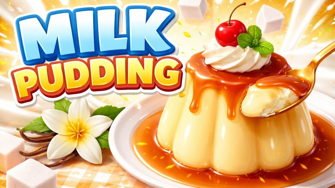 Only 3 Ingredients Milk Pudding at home 😍 Melt in Mouth #viral#recipe #wow #cooking #trending #food 