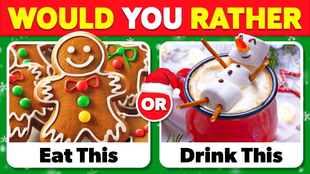 Would You Rather…? CHRISTMAS Edition 🎅🎄🎁 Quiz Blitz