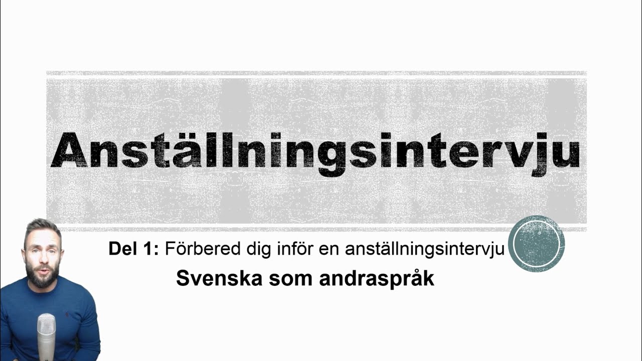 Anställningsintervju - Del 1: Vad ska du tänka på innan, under och efter anställningsintervjun