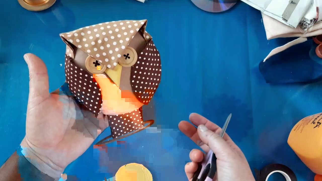 Artesanato Faça e Venda com Retalhos de Tecidos e CD. Passo a Passo. 2 DIY Ideias Fácil e linda