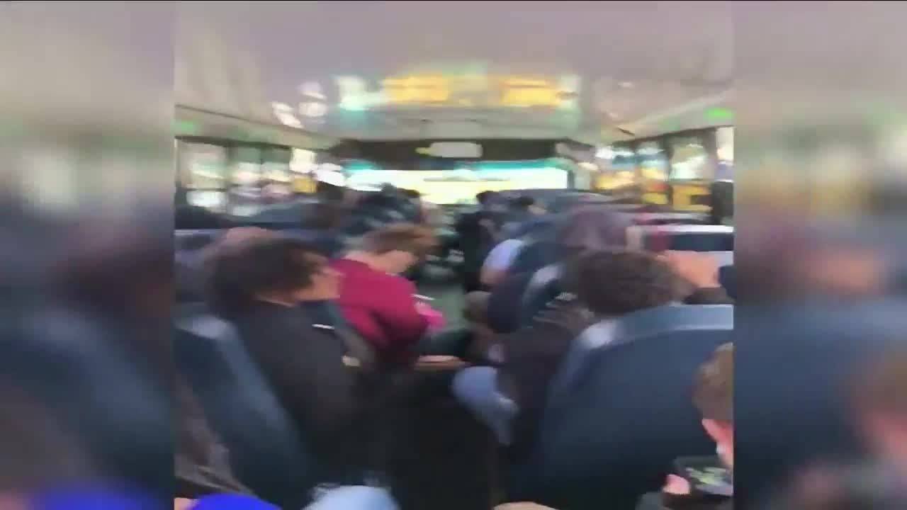 Call for change after student records video of crowded school bus