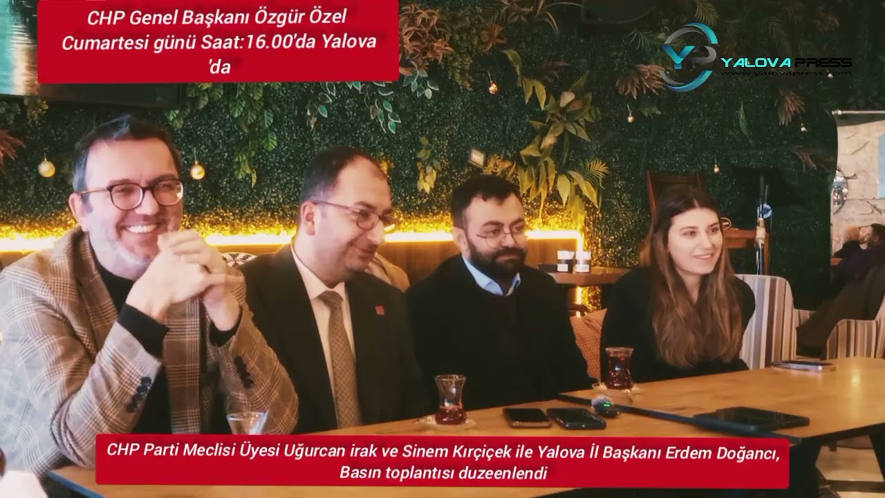 Özgür Özel’in Yalova Mitingi Öncesi Hazırlıklar Tamamlandı