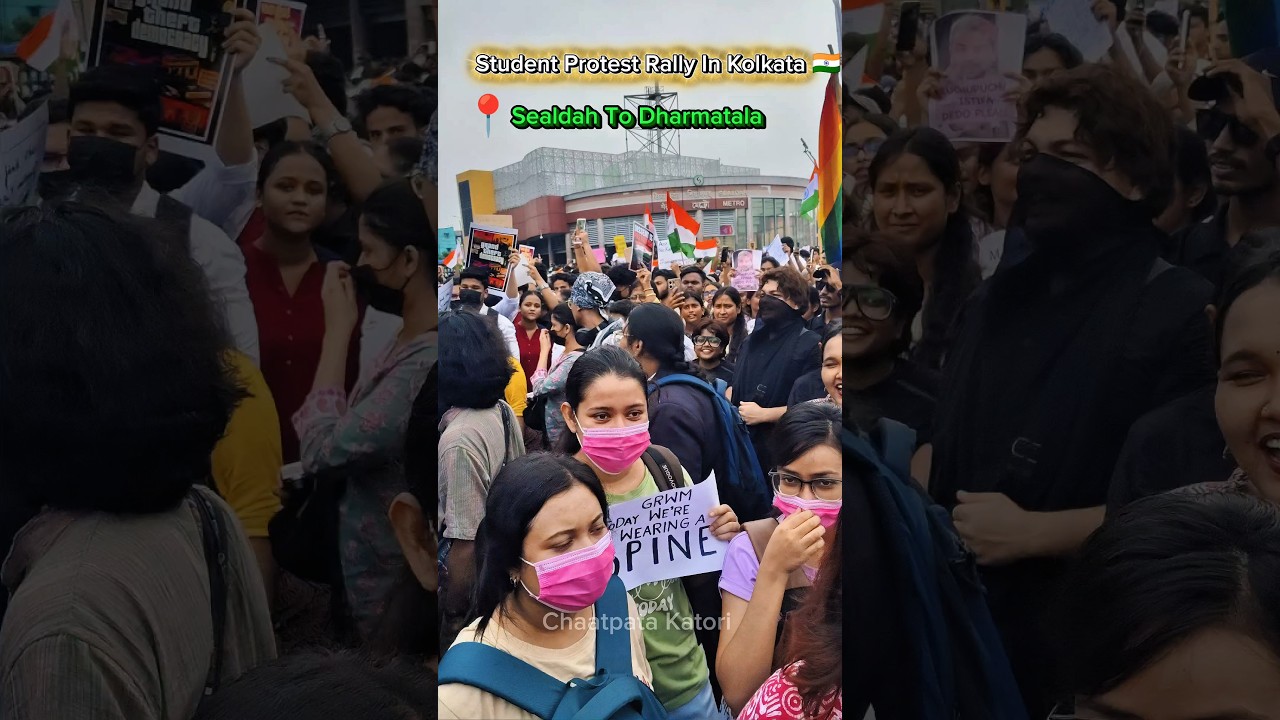 Kolkata Protest #reels #cjp #protest #kolkata #students