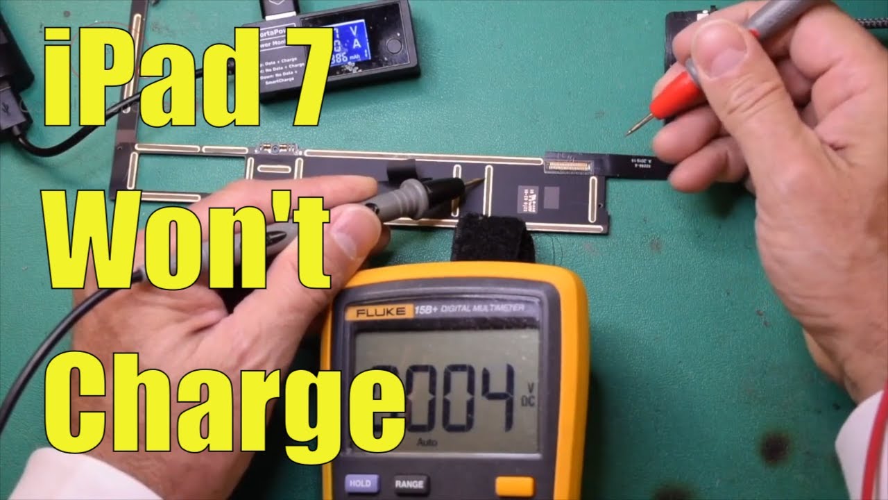 Does this iPad 7 have a bad charge port, or is it the charging IC?
