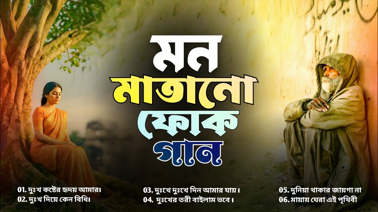 মন মাতানো সেরা ফোক গান | Heart-touching Bangla Folk Songs | Best of Bangla Folk Album | Folk Music 