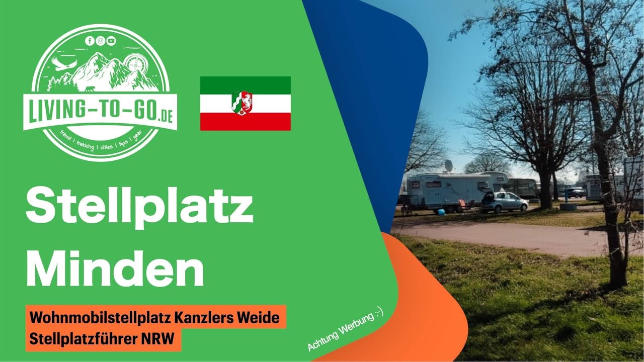 Wohnmobilstellplatz Kanzlers Weide in Minden, Wohnmobilstellplätze NRW