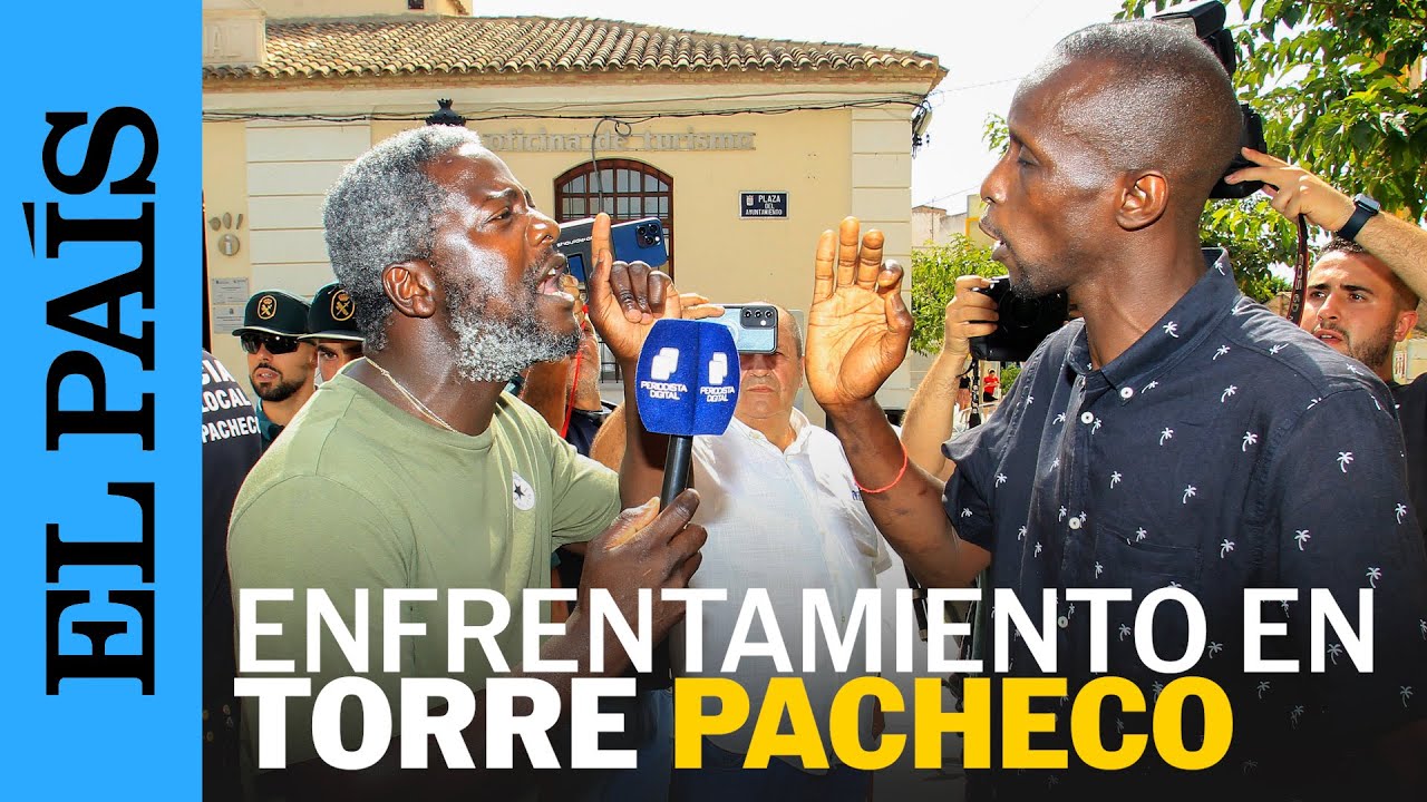 TORRE PACHECO | El enfrentamiento entre el agitador Bertrand Ndongo y el exdiputado de Podemos Mbayé