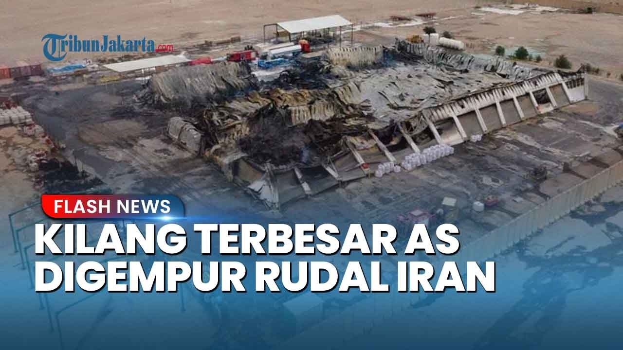 PENAMPAKAN Kilang Terbesar di Dunia Milik AS Rata dengan Tanah seusai Digempur Rudal Faksi Iran