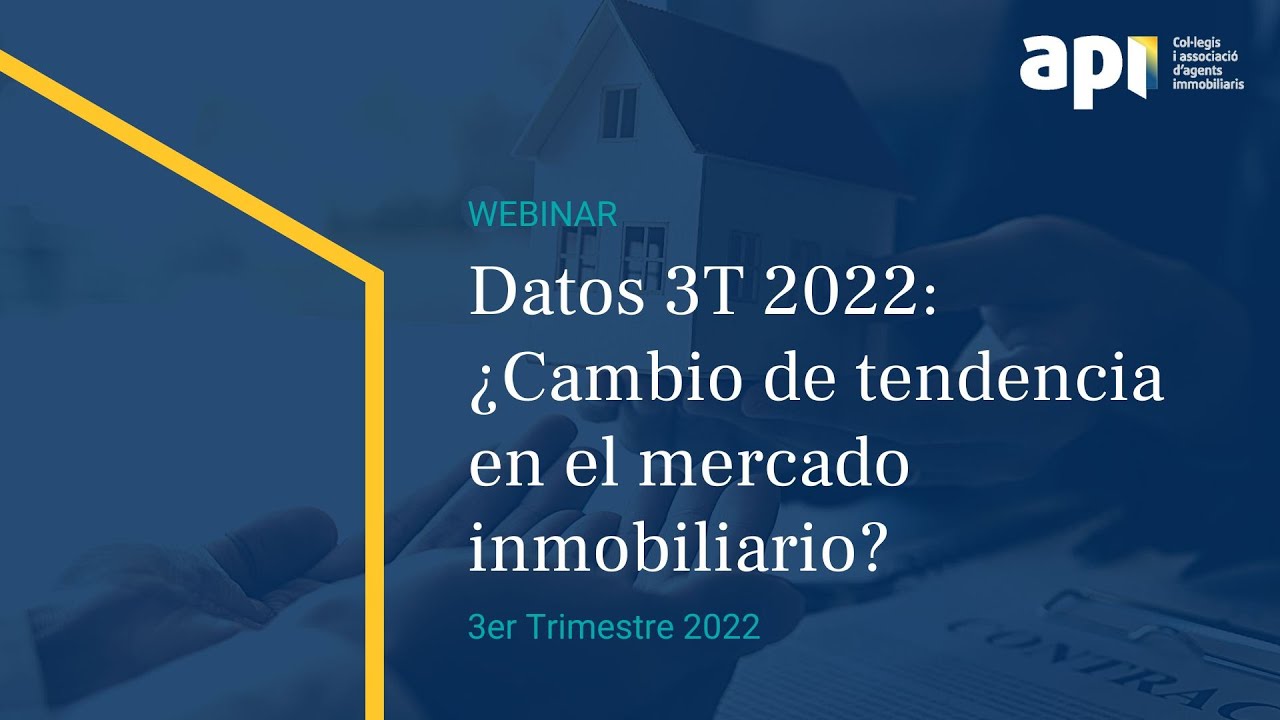 Dades 3T 2022: Canvi de tendència al mercat immobiliari?