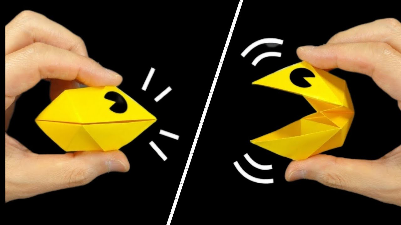 How to Make an Origami Pac-Man 🟡 | Easy Step-by-Step Tutorial