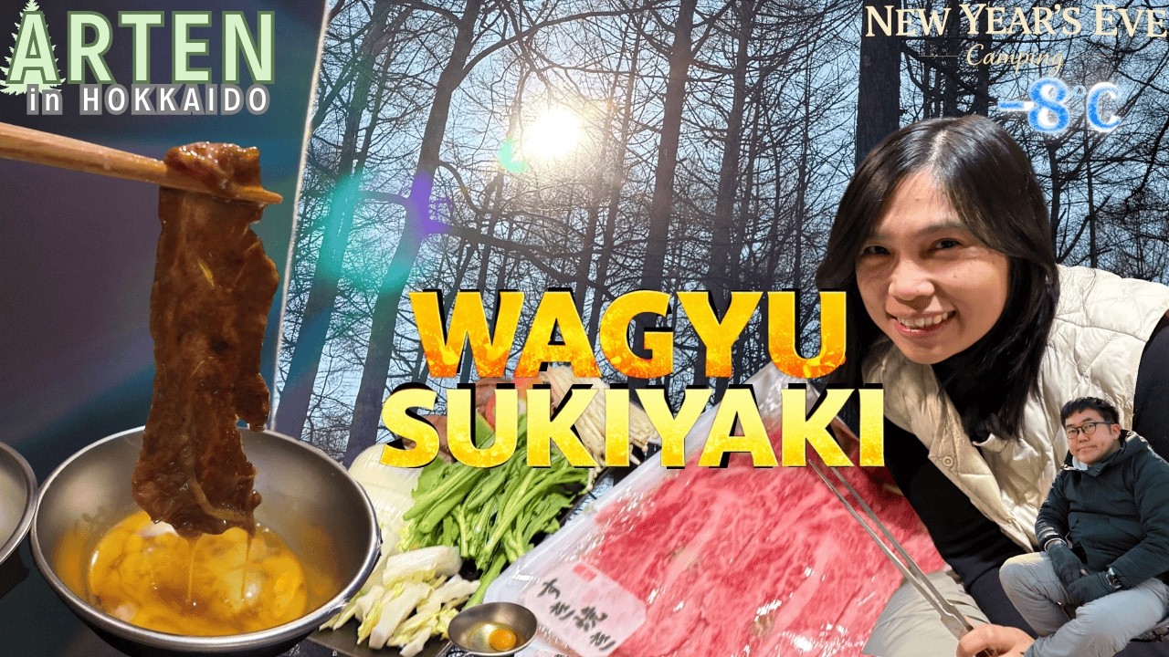 🇯🇵Winter Camping in Japan | The Last Night of the Year with Sukiyaki