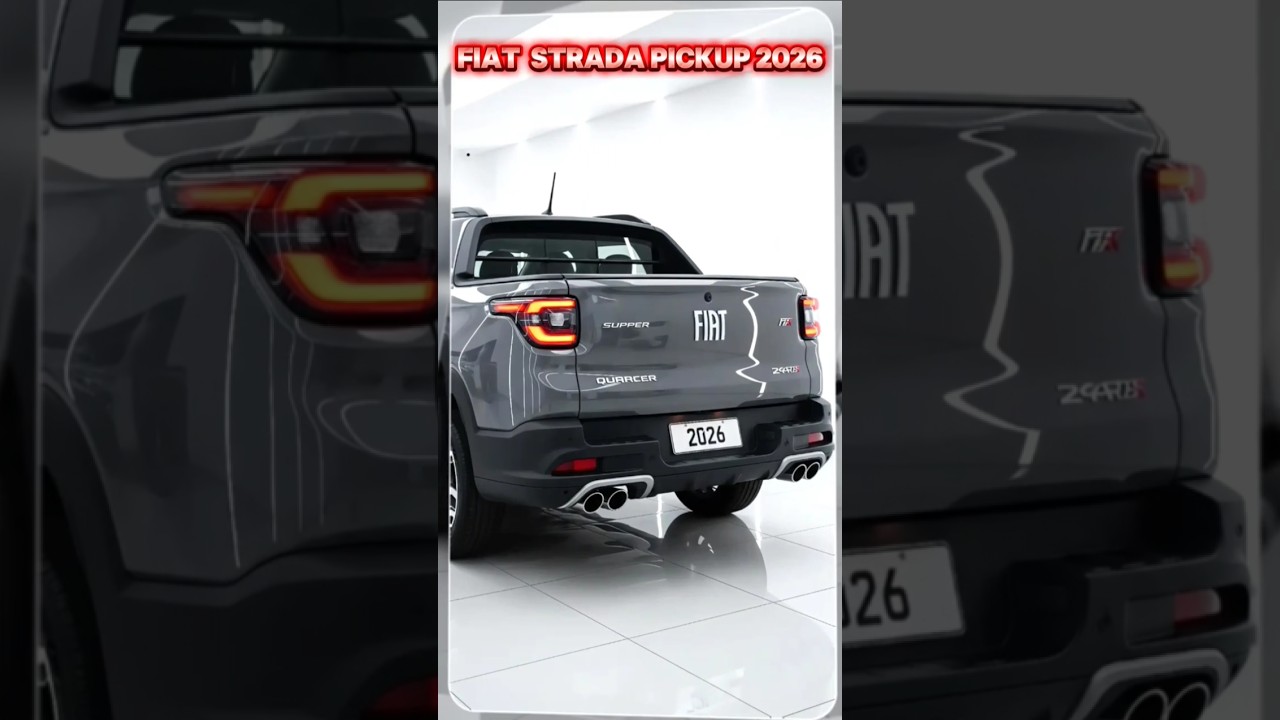 Fiat Strada 2026 em Ação: Confira Cada Detalhe da Nova Pickup