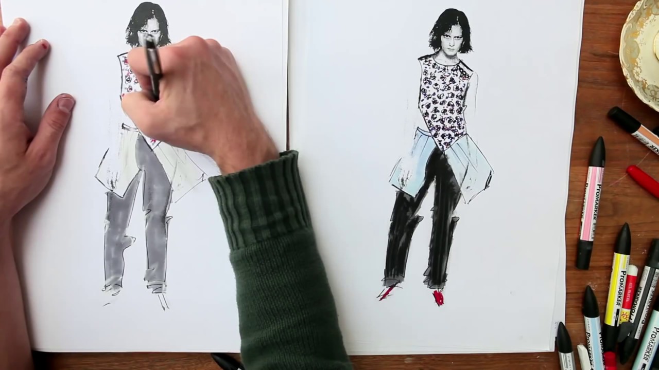 SHOWstudio: J.W Anderson S/S 2013 Fashion Illustration