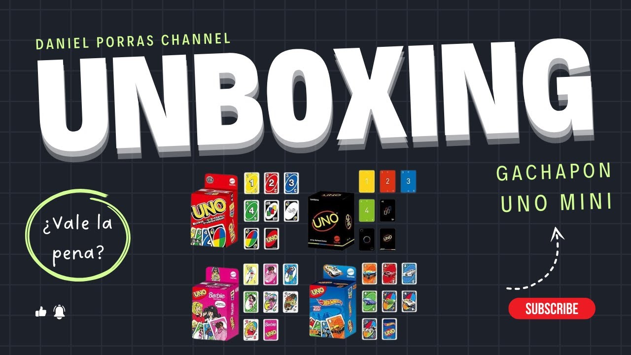 Unboxing Gachapon UNO mini
