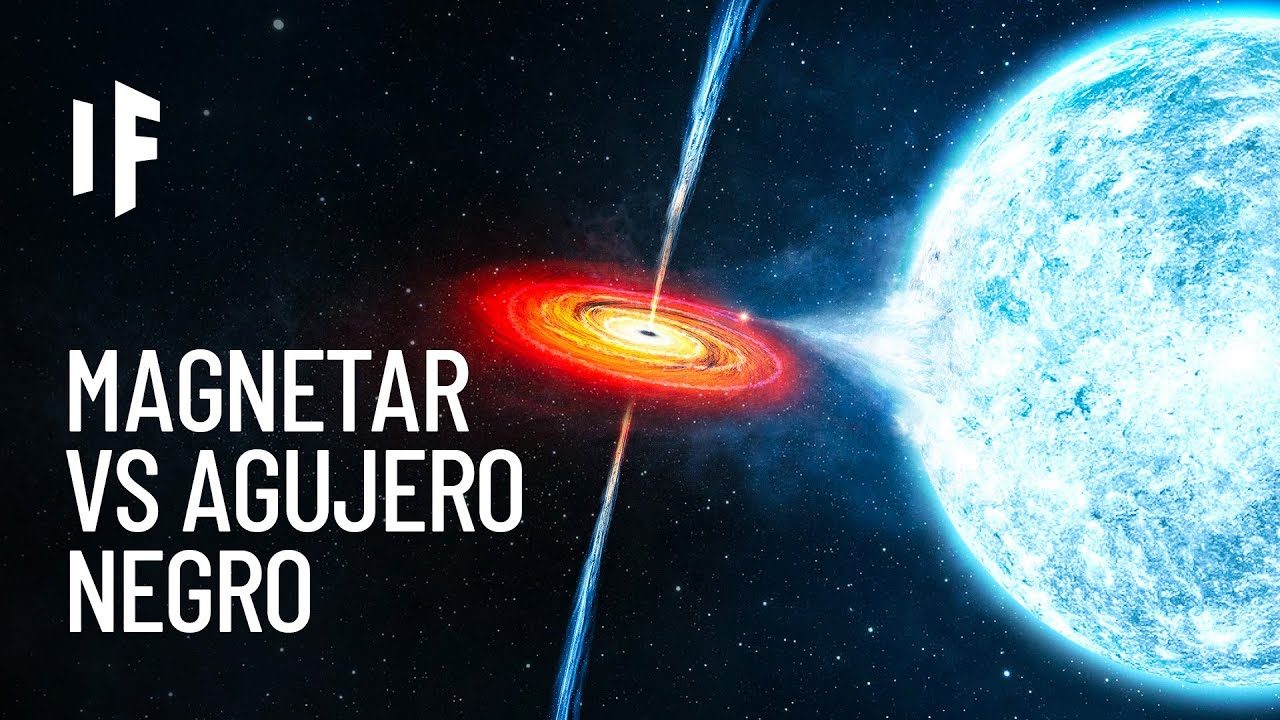 ¿Qué pasaría si un magnetar chocara con un agujero negro?