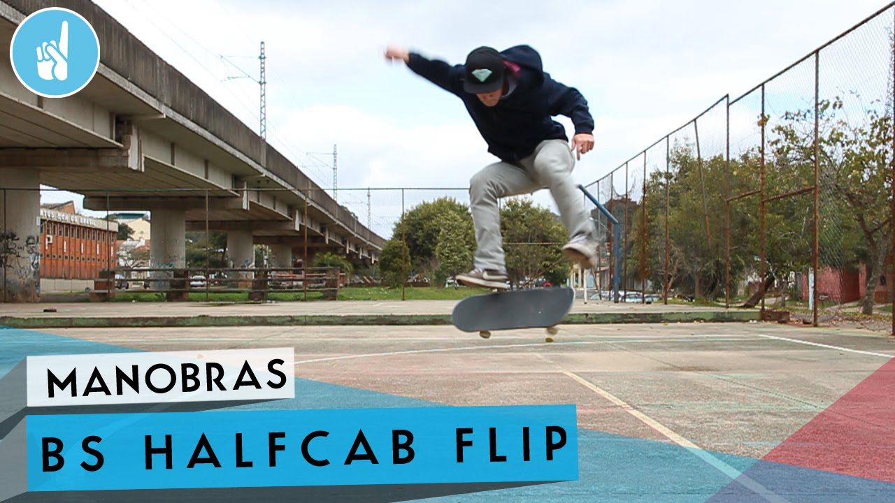 Como mandar Half Cab Flip BS | sobreskate