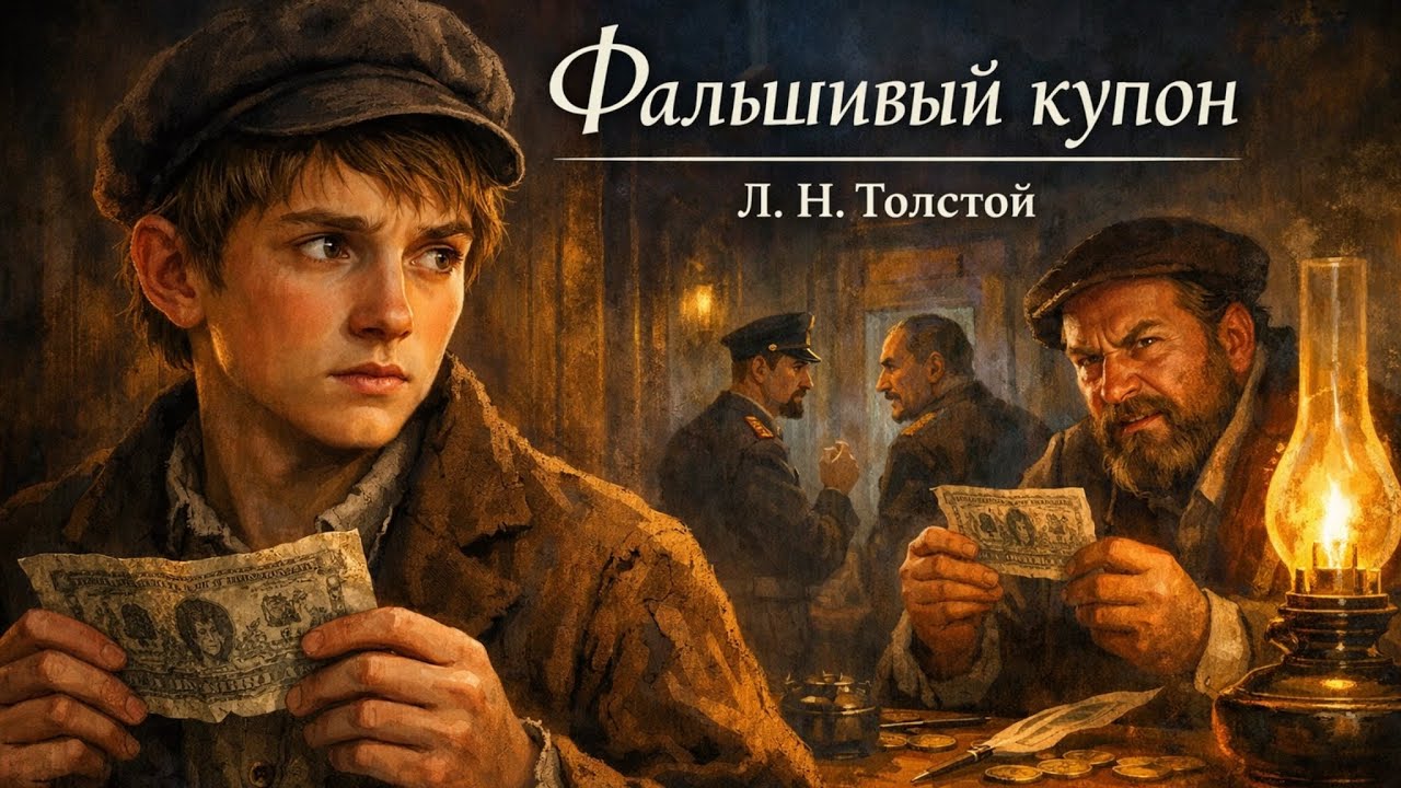 Рассказ «Фальшивый купон» | Л. Н. Толстой | Аудиокнига