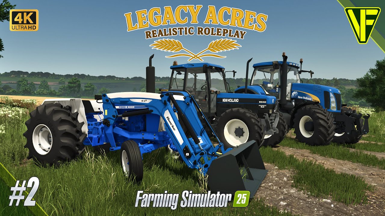 Ремонт старого фермерского оборудования | Legacy Acres. Эпизод 2 | Реалистичная ролевая игра FS25