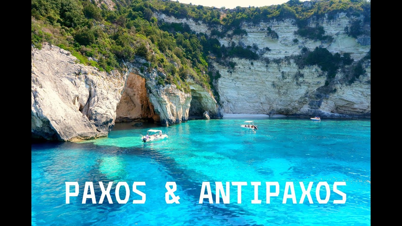 VLOG: КРУИЗ НА ПАКСОС И АНТИПАКСОС. ГОЛУБЫЕ ПЕЩЕРЫ. Paxos & Antipaxos 2018.