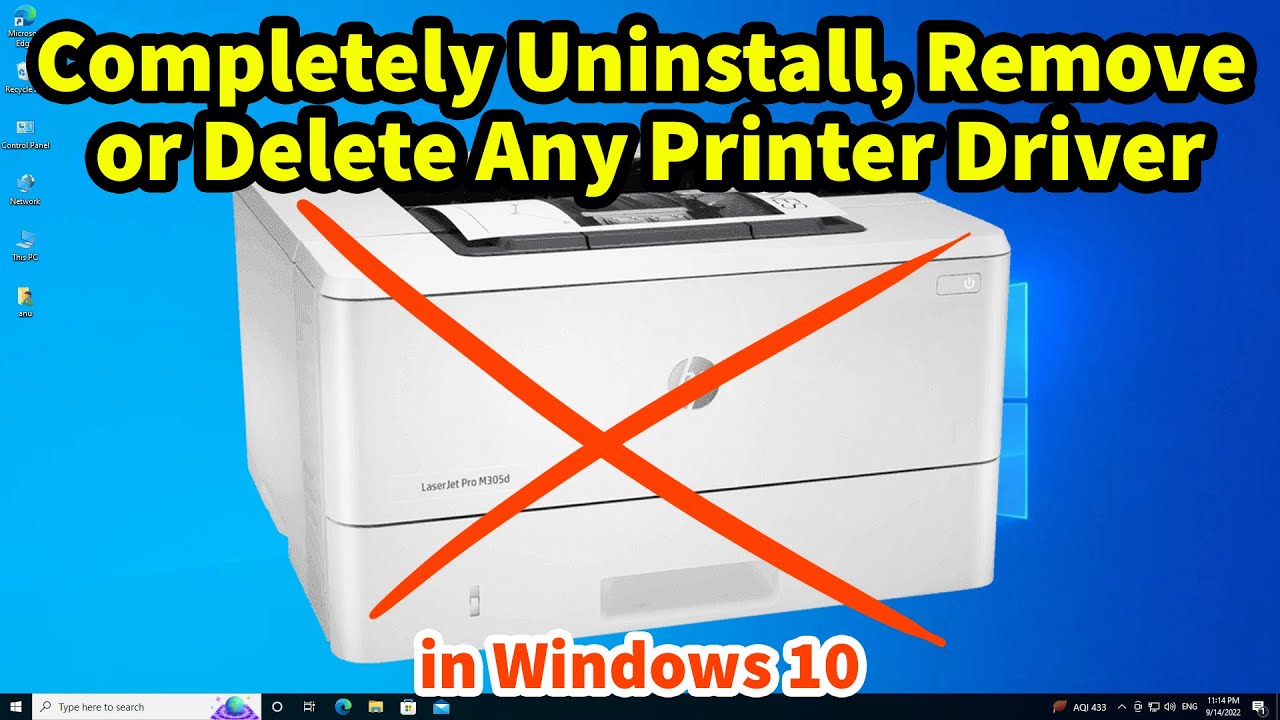 Как полностью удалить драйвер принтера с ПК или ноутбука с Windows 10 (2025)
